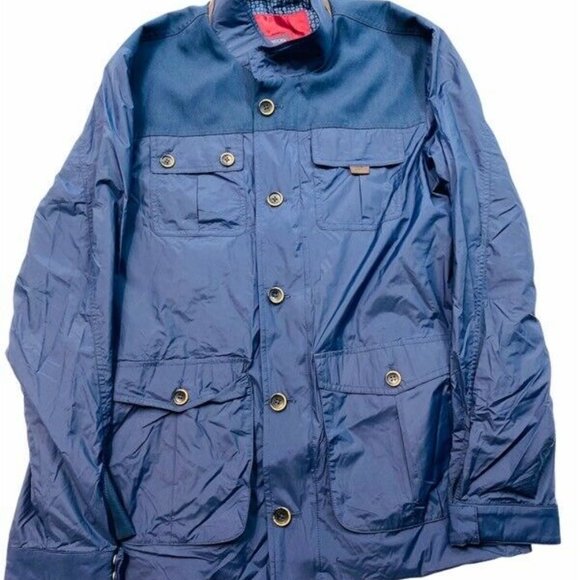UNTUCKit Other - Untuckit Mens Rodier Field Jacket Blue Stretch